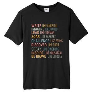 History Month Strong Women Empowered Gift Feminist Tall Fusion ChromaSoft Performance T-Shirt