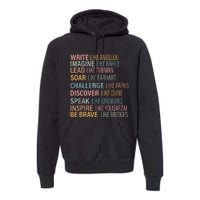 History Month Strong Women Empowered Gift Feminist Premium Hoodie