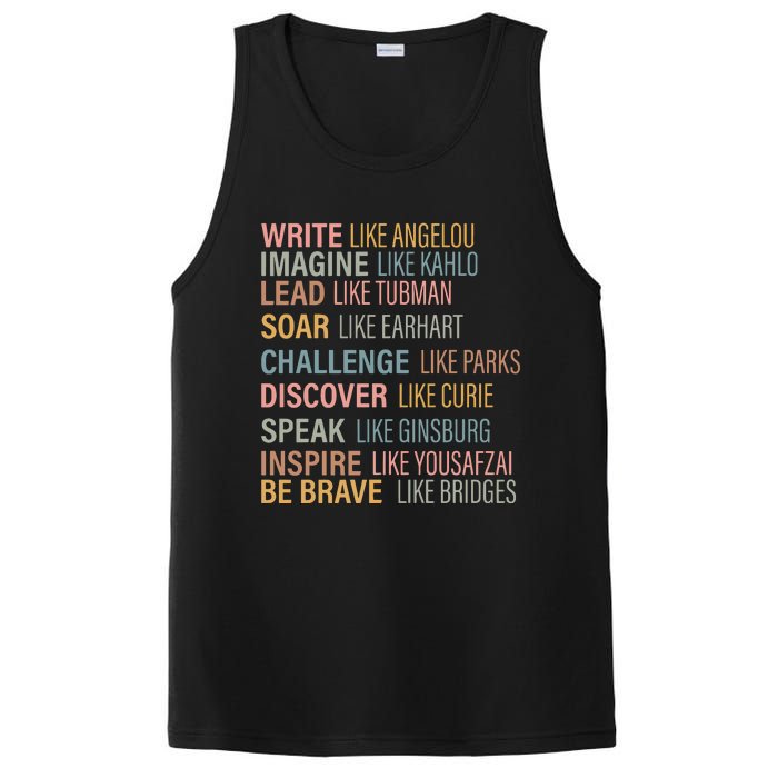 History Month Strong Women Empowered Gift Feminist PosiCharge Competitor Tank