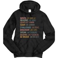 History Month Strong Women Empowered Gift Feminist Tie Dye Hoodie