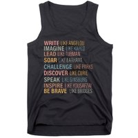 History Month Strong Women Empowered Gift Feminist Tank Top