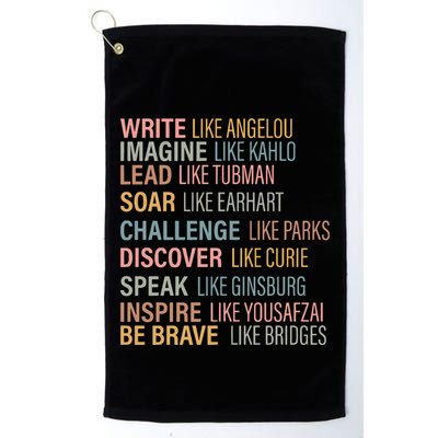 History Month Strong Women Empowered Gift Feminist Golf Towel