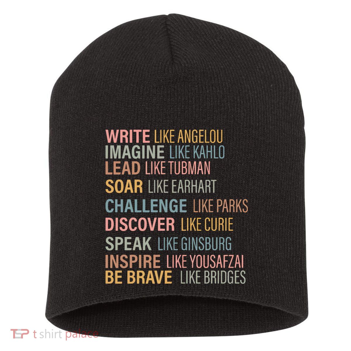 History Month Strong Women Empowered Gift Feminist Short Acrylic Beanie