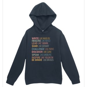 History Month Strong Women Empowered Gift Feminist Urban Pullover Hoodie