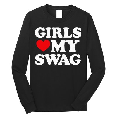 Heart My Swag Girl Love my Swag Valentine's Day Heart Long Sleeve Shirt