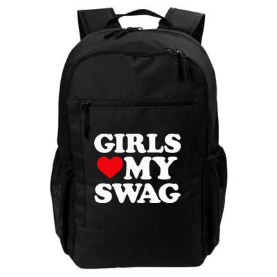 Heart My Swag Girl Love my Swag Valentine's Day Heart Backpack
