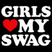 Heart My Swag Girl Love my Swag Valentine's Day Heart 16 in Basic Backpack