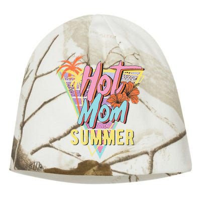 Hot Mom Summer Hawaiian Hibiscus Beach Cute Tropical Kati - Camo Knit Beanie