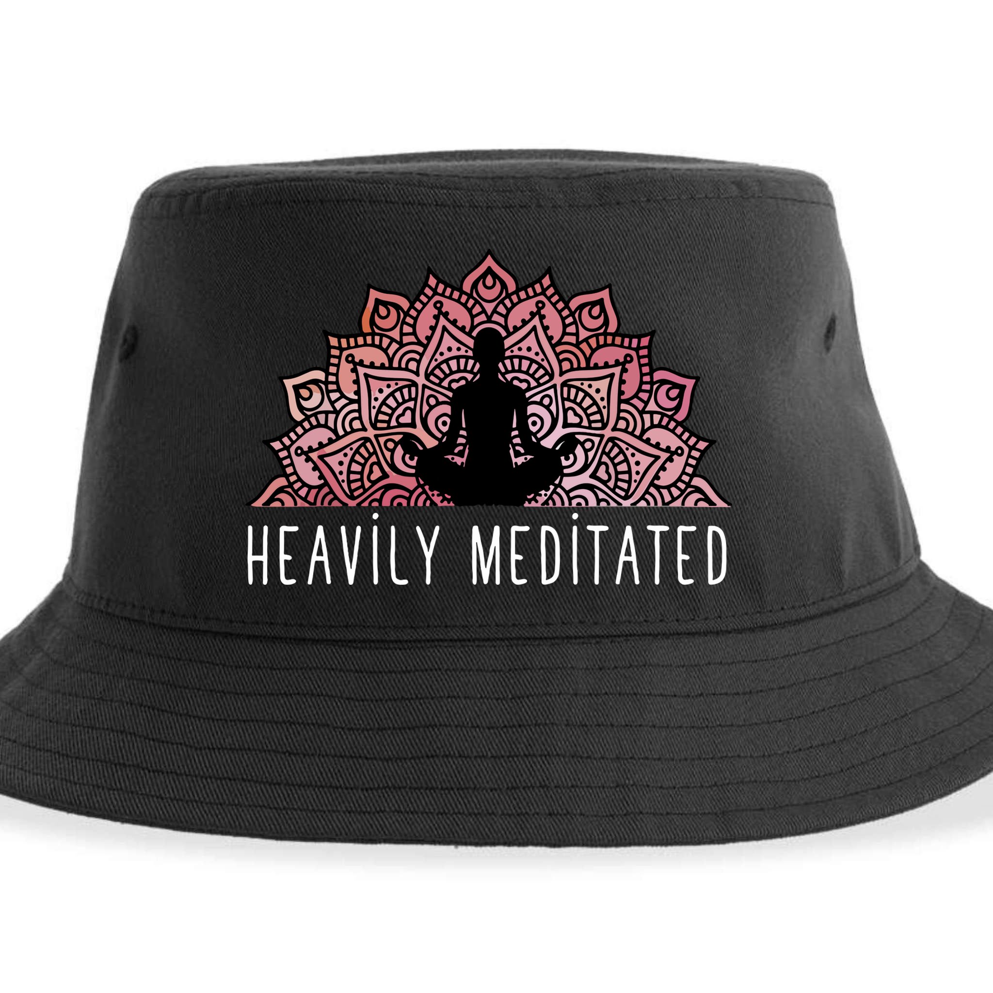 Heavily Meditated Spiritual Daily Meditation Zen Sustainable Bucket Hat
