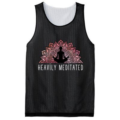 Heavily Meditated Spiritual Daily Meditation Zen Mesh Reversible Basketball Jersey Tank