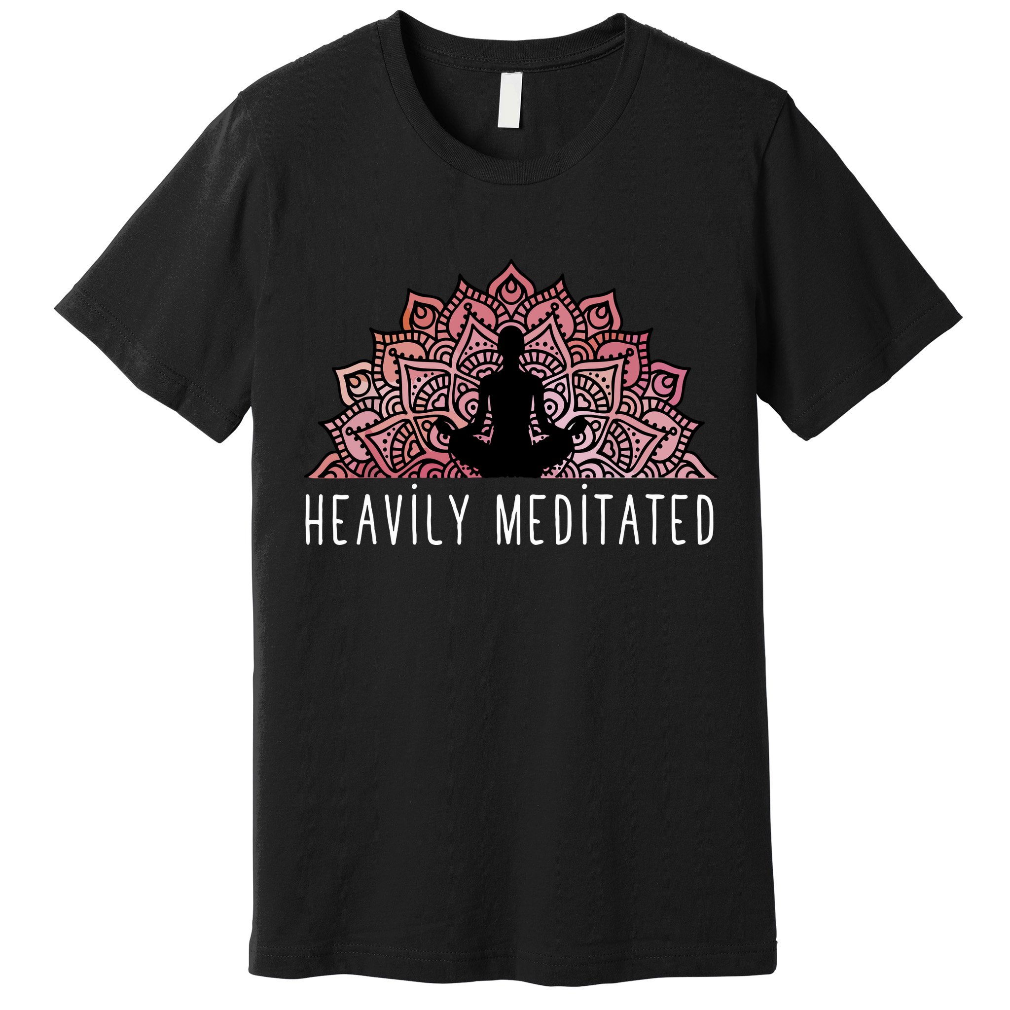 Heavily Meditated Spiritual Daily Meditation Zen Premium T-Shirt