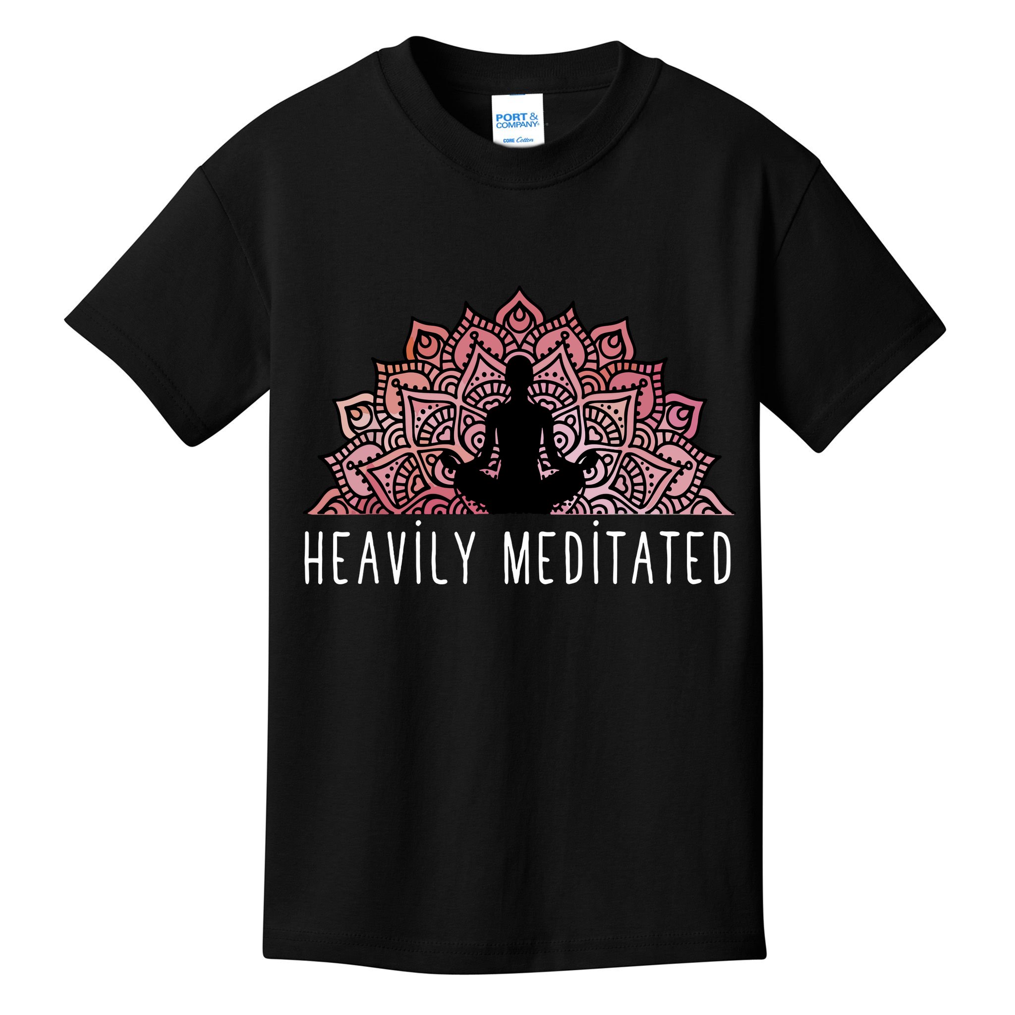 Heavily Meditated Spiritual Daily Meditation Zen Kids T-Shirt