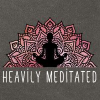 Heavily Meditated Spiritual Daily Meditation Zen Cotton Canvas Backpack