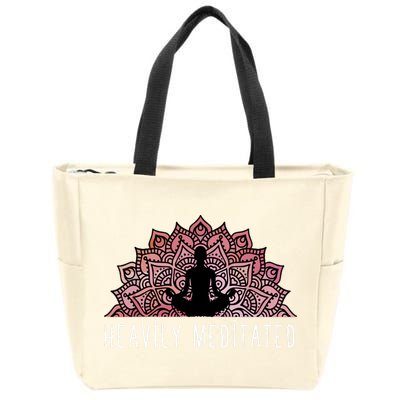 Heavily Meditated Spiritual Daily Meditation Zen Zip Tote Bag