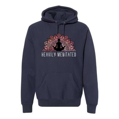 Heavily Meditated Spiritual Daily Meditation Zen Premium Hoodie