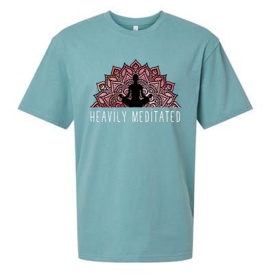 Heavily Meditated Spiritual Daily Meditation Zen Sueded Cloud Jersey T-Shirt