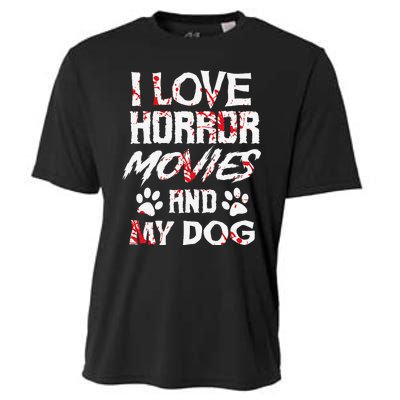 Horror Movies Scary Film Lovers Halloween Fans Thriller Cooling Performance Crew T-Shirt