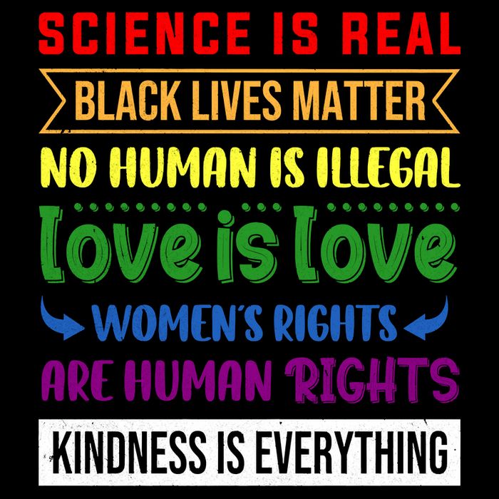 History Month Science Is Real Black Live Matter LGBT Pride Doggie Tank