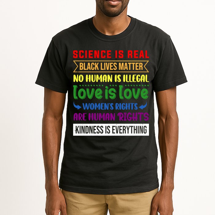 History Month Science Is Real Black Live Matter LGBT Pride Tall T-Shirt