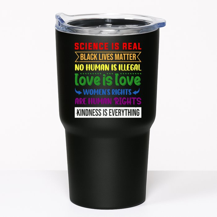History Month Science Is Real Black Live Matter LGBT Pride Tumbler