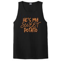 HeS My Sweet Potato I Yam Thanksgiving Couples Family PosiCharge Competitor Tank