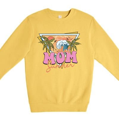 Hot Mom Summer Premium Crewneck Sweatshirt