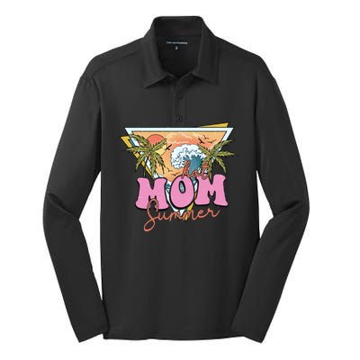 Hot Mom Summer Silk Touch Performance Long Sleeve Polo