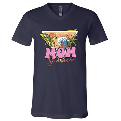 Hot Mom Summer V-Neck T-Shirt