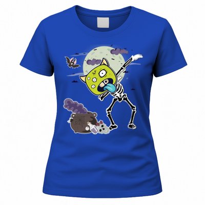 Halloween Monster Skeleton Dabbing Great Gift Women's T-Shirt