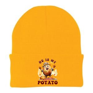 Hes My Sweet Potato Yes I Yam Fall Couples Matching Tees Cool Gift Knit Cap Winter Beanie