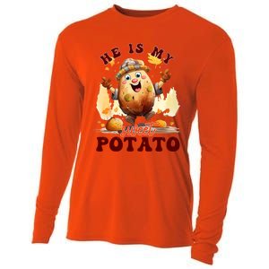 Hes My Sweet Potato Yes I Yam Fall Couples Matching Tees Cool Gift Cooling Performance Long Sleeve Crew