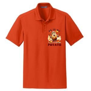 Hes My Sweet Potato Yes I Yam Fall Couples Matching Tees Cool Gift Dry Zone Grid Polo