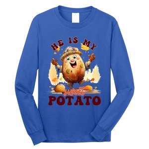 Hes My Sweet Potato Yes I Yam Fall Couples Matching Tees Cool Gift Long Sleeve Shirt