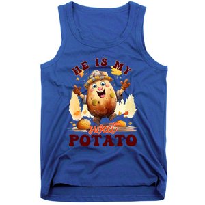 Hes My Sweet Potato Yes I Yam Fall Couples Matching Tees Cool Gift Tank Top