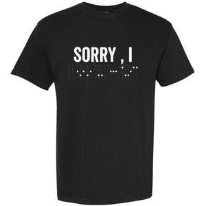 Hidden Message Sorry IDGAF Chords Guitar Garment-Dyed Heavyweight T-Shirt