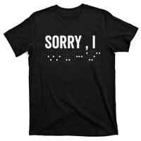 Hidden Message Sorry IDGAF Chords Guitar T-Shirt