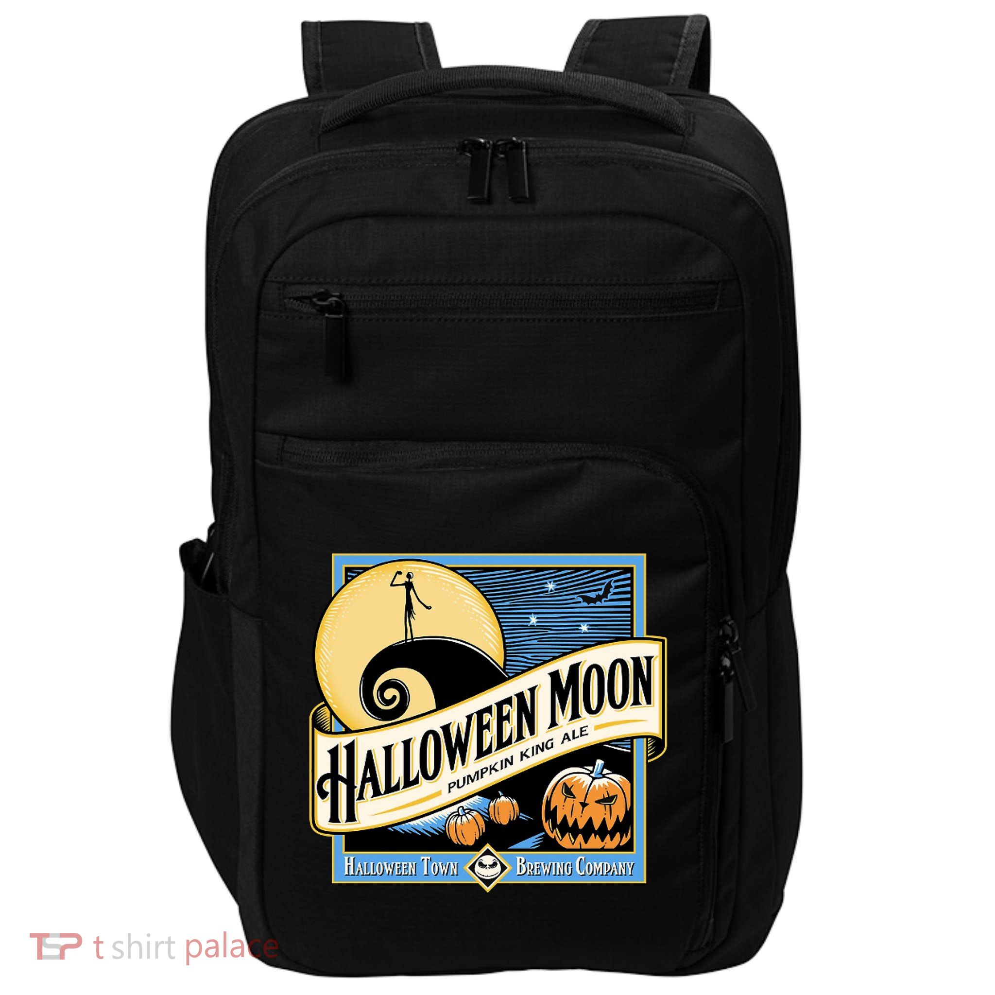 Halloween Moon Town Brewing Company Pumpkin King Ale Impact Tech Backpack