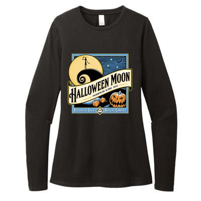 Halloween Moon Town Brewing Company Pumpkin King Ale Womens CVC Long Sleeve Shirt