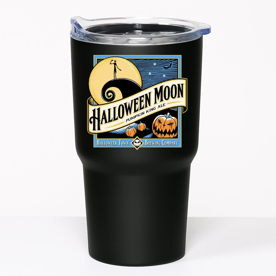 Halloween Moon Town Brewing Company Pumpkin King Ale Tumbler
