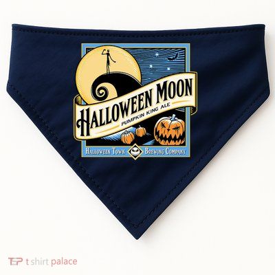 Halloween Moon Town Brewing Company Pumpkin King Ale USA-Made Doggie Bandana