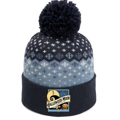 Halloween Moon Town Brewing Company Pumpkin King Ale The Baniff Cuffed Pom Beanie