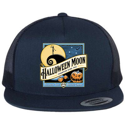 Halloween Moon Town Brewing Company Pumpkin King Ale Flat Bill Trucker Hat