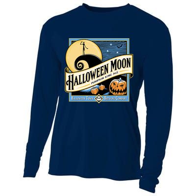 Halloween Moon Town Brewing Company Pumpkin King Ale Cooling Performance Long Sleeve Crew