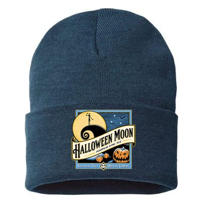 Halloween Moon Town Brewing Company Pumpkin King Ale Sustainable Knit Beanie