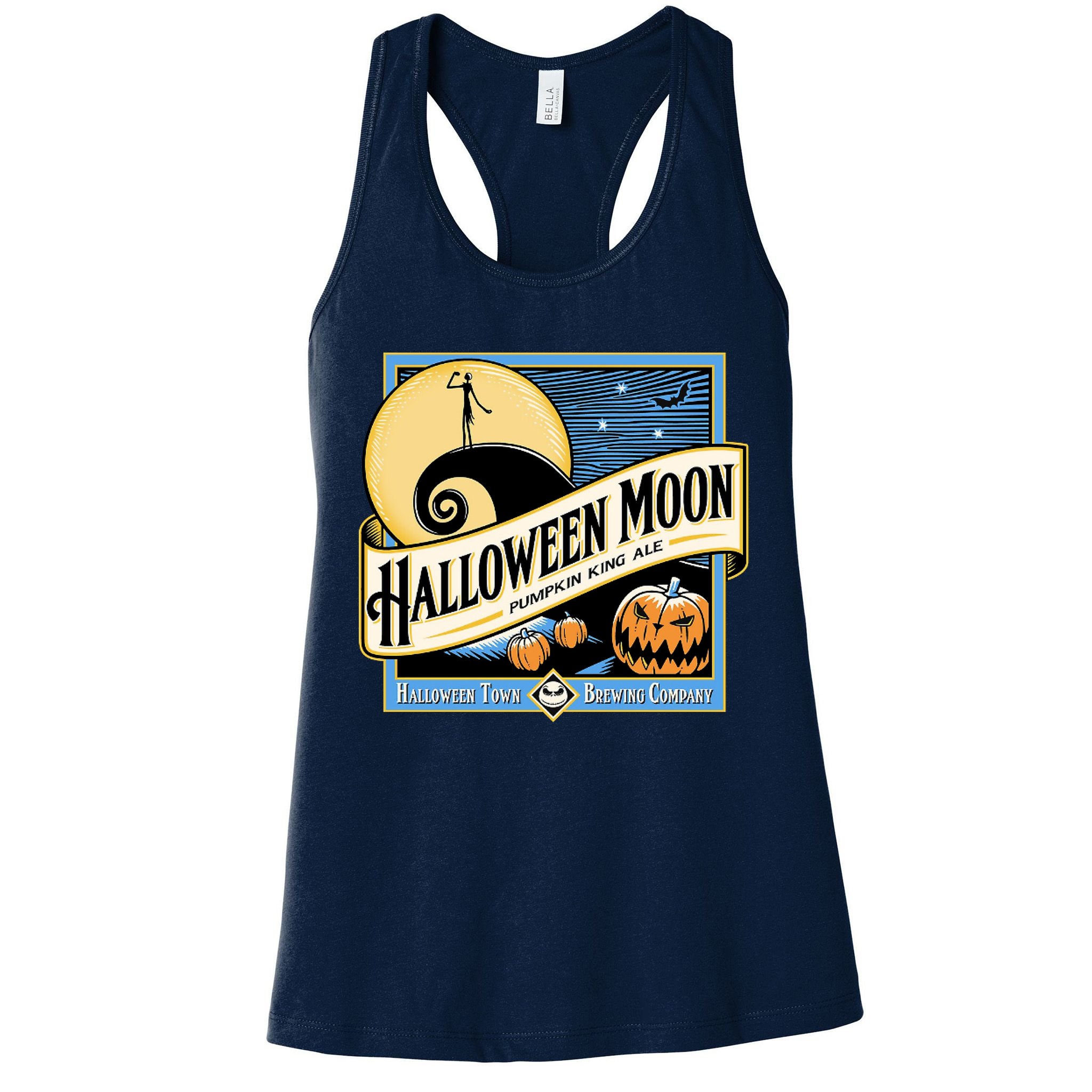Halloween Moon Town Brewing Company Pumpkin King Ale Womens Tank Top