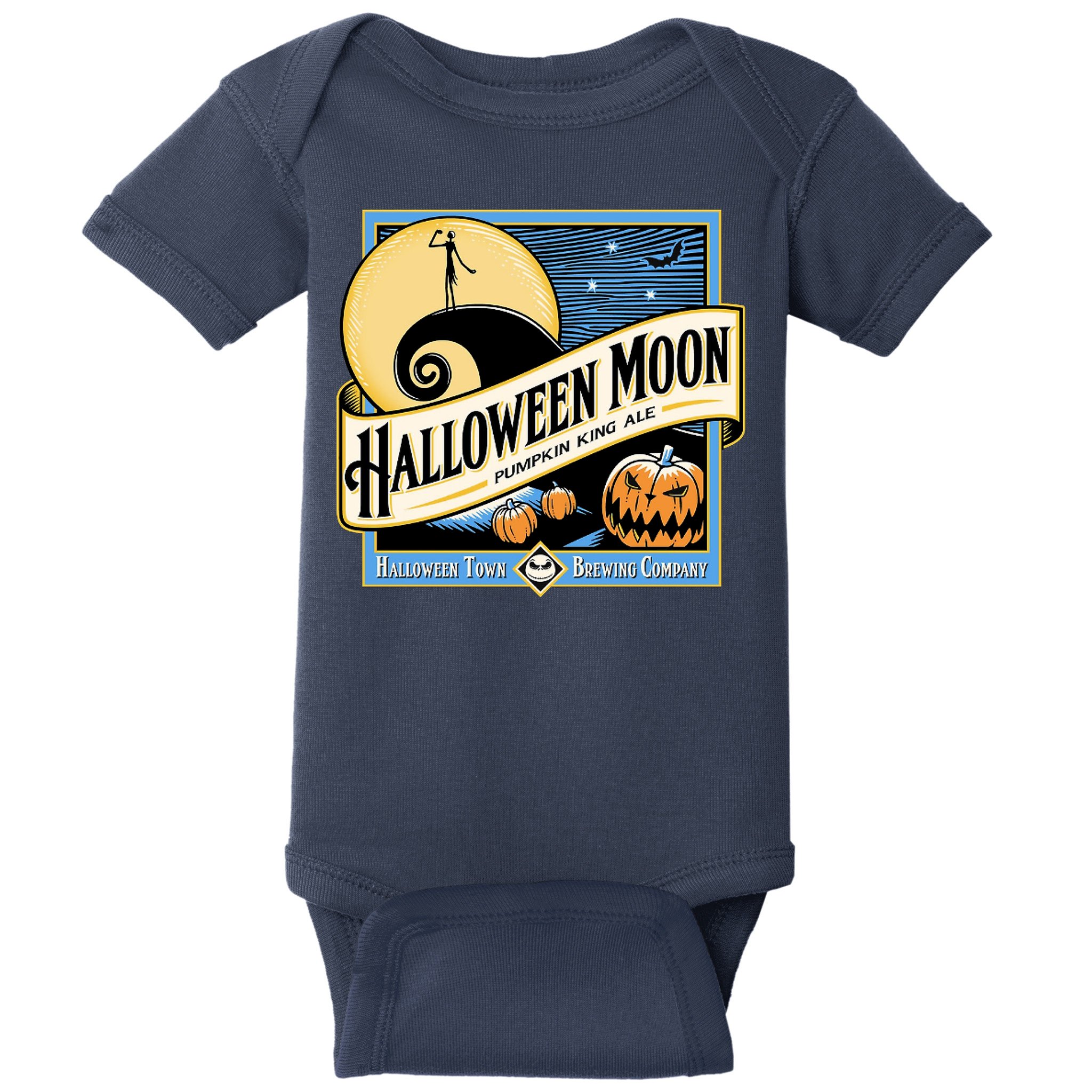 Halloween Moon Town Brewing Company Pumpkin King Ale Baby Bodysuit