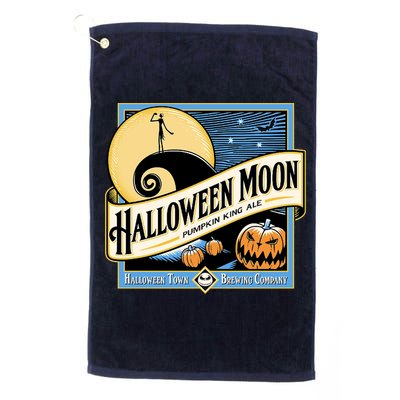 Halloween Moon Town Brewing Company Pumpkin King Ale Golf Towel