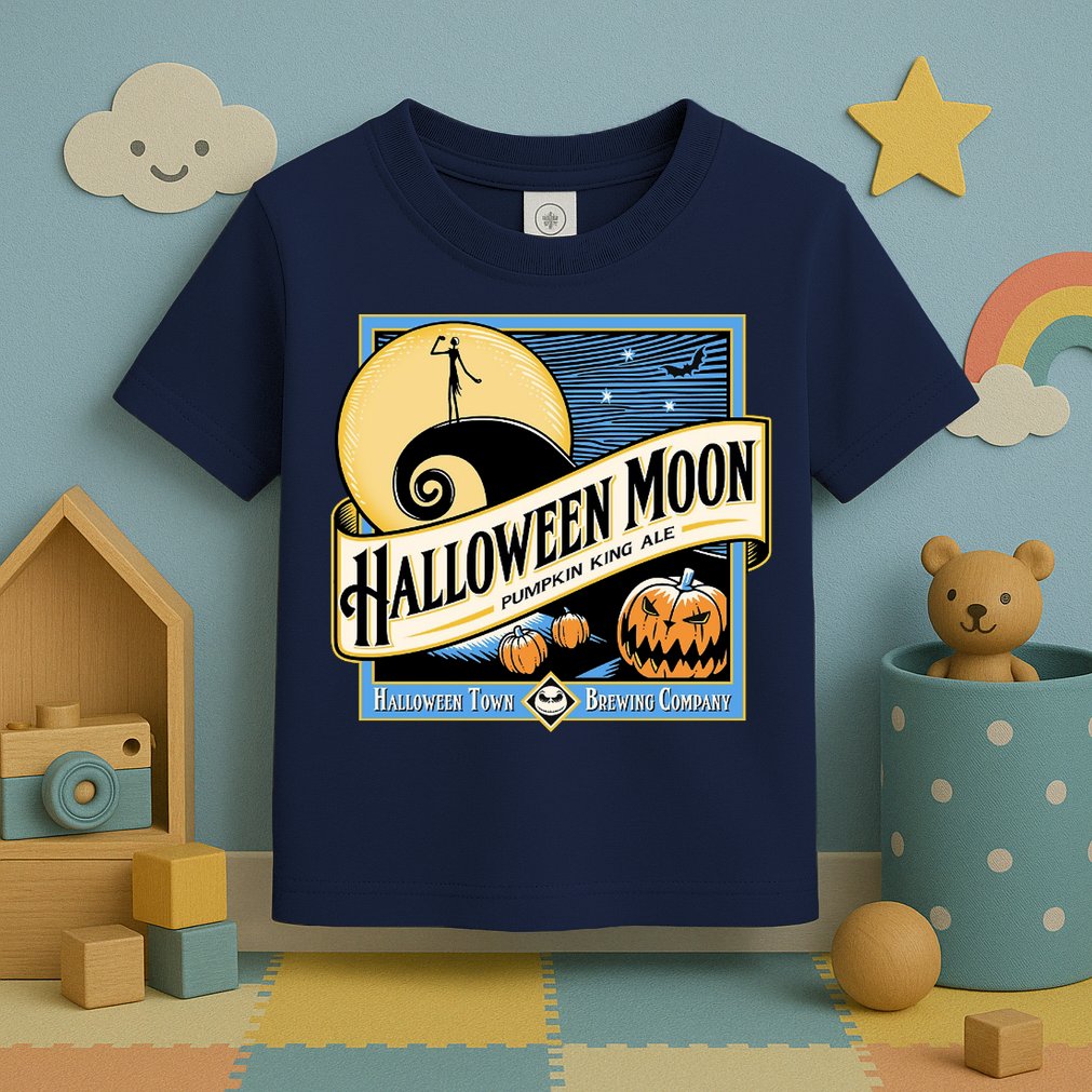 Halloween Moon Town Brewing Company Pumpkin King Ale Toddler T-Shirt