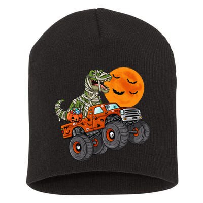 Halloween Mummy T Rex Monster Truck Short Acrylic Beanie