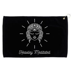 Heavily Meditated Tote Law Of Attraction Third Eye Woke Cute Gift Grommeted Golf Towel